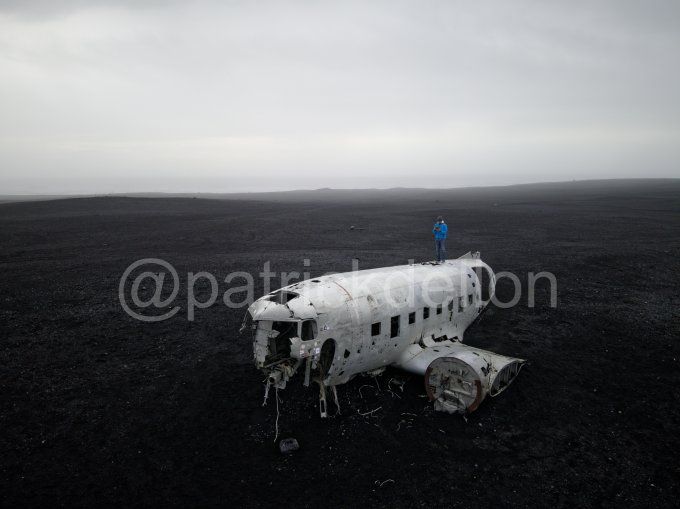 Epave d'avion Islande 